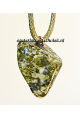 Orgonite Pendant Snowflake Epidote | Calm, Balance & Resilience