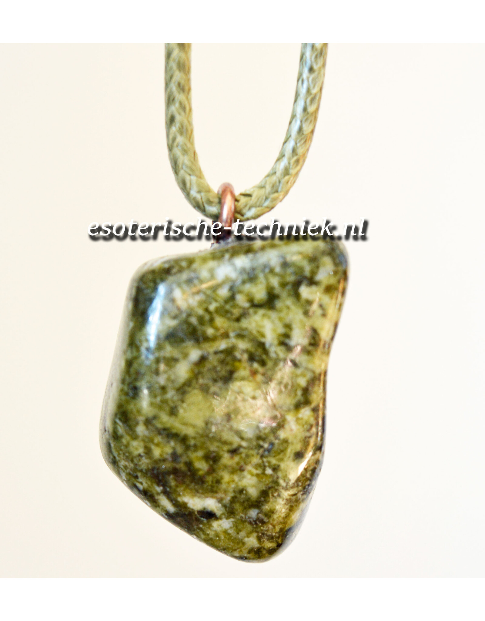 Orgonite Pendant Snowflake Epidote | Calm, Balance & Resilience