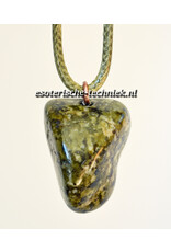 Orgonite Pendant Snowflake Epidote | Calm, Balance & Resilience