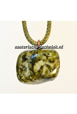 Orgonite Pendant Snowflake Epidote | Calm, Balance & Resilience