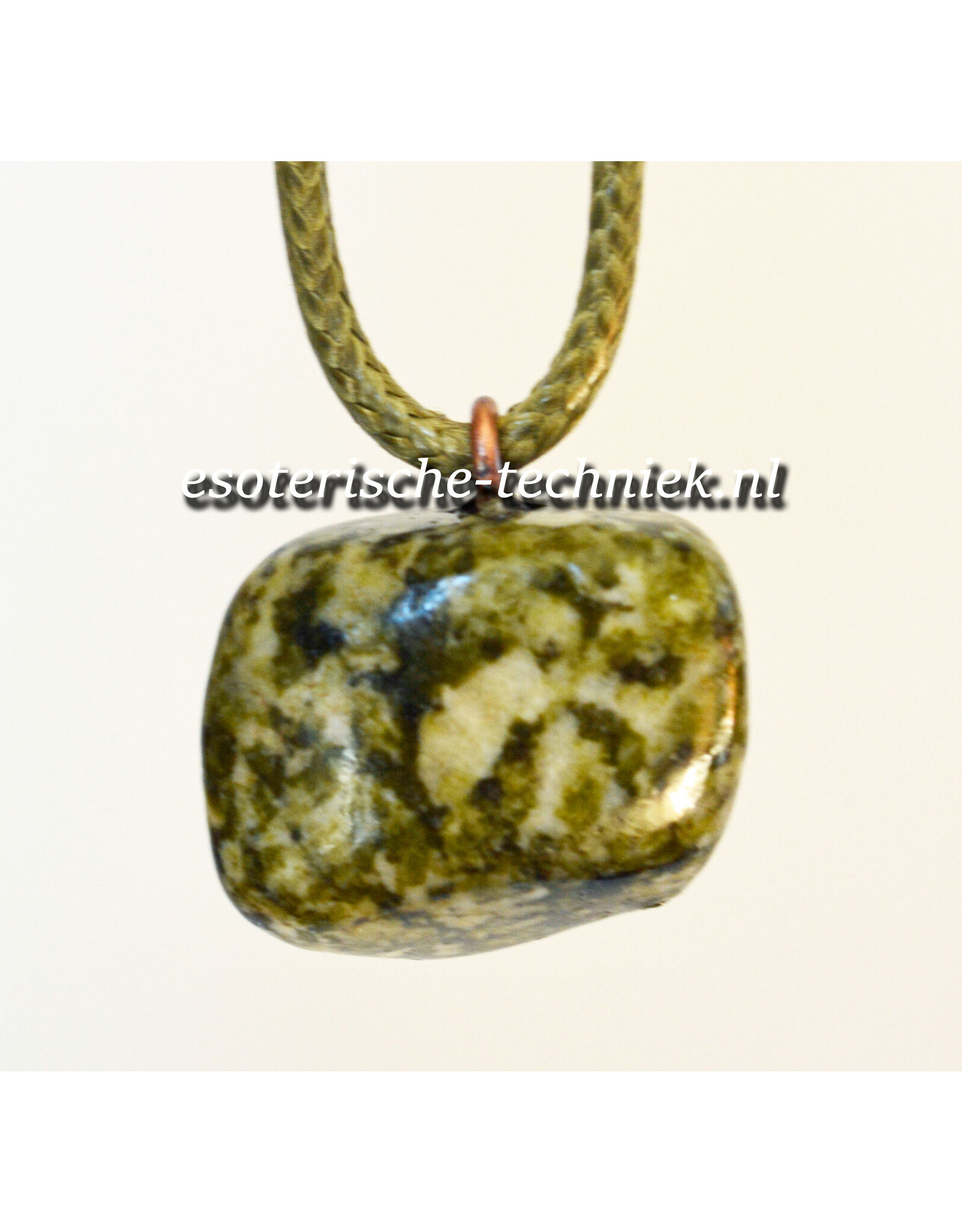 Orgonite Pendant Snowflake Epidote | Calm, Balance & Resilience