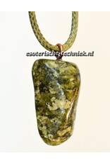 Orgonite Pendant Snowflake Epidote | Calm, Balance & Resilience