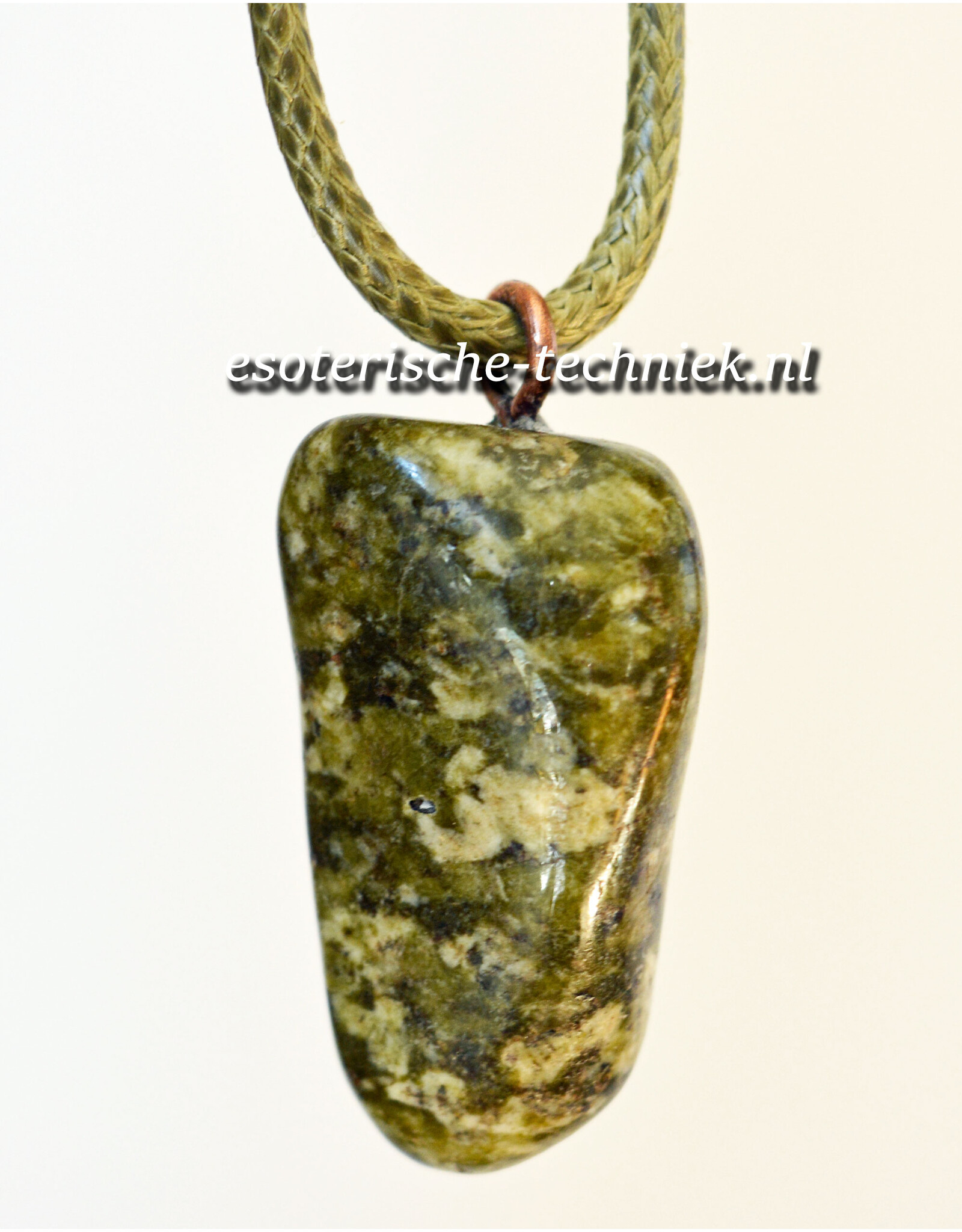 Orgonite Pendant Snowflake Epidote | Calm, Balance & Resilience