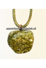 Orgonite Pendant Snowflake Epidote | Calm, Balance & Resilience