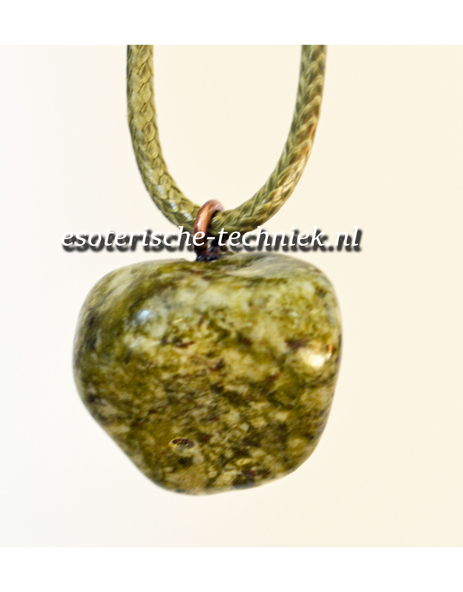 Orgonite Pendant Snowflake Epidote | Calm, Balance & Resilience