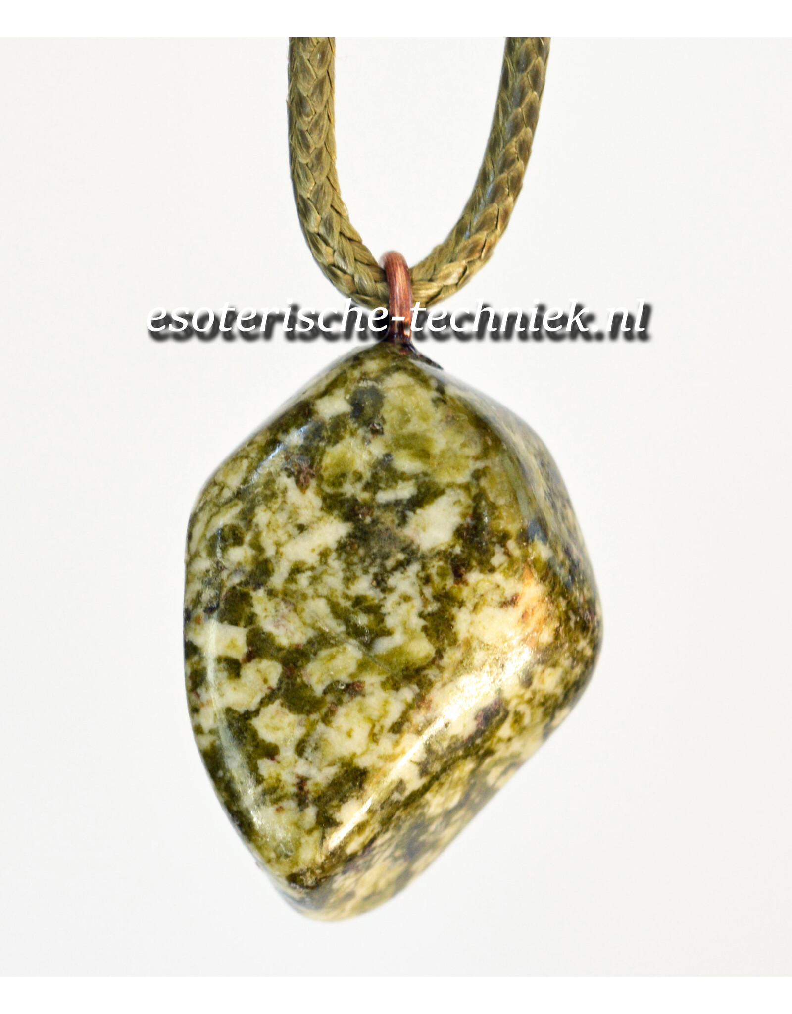 Orgonite Pendant Snowflake Epidote | Calm, Balance & Resilience