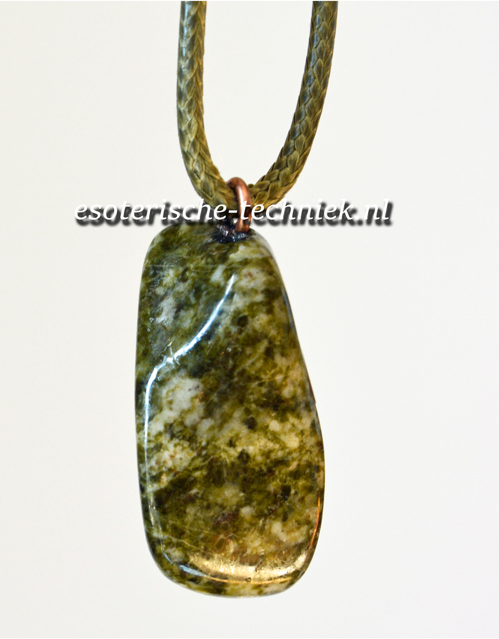 Orgonite Pendant Snowflake Epidote | Calm, Balance & Resilience