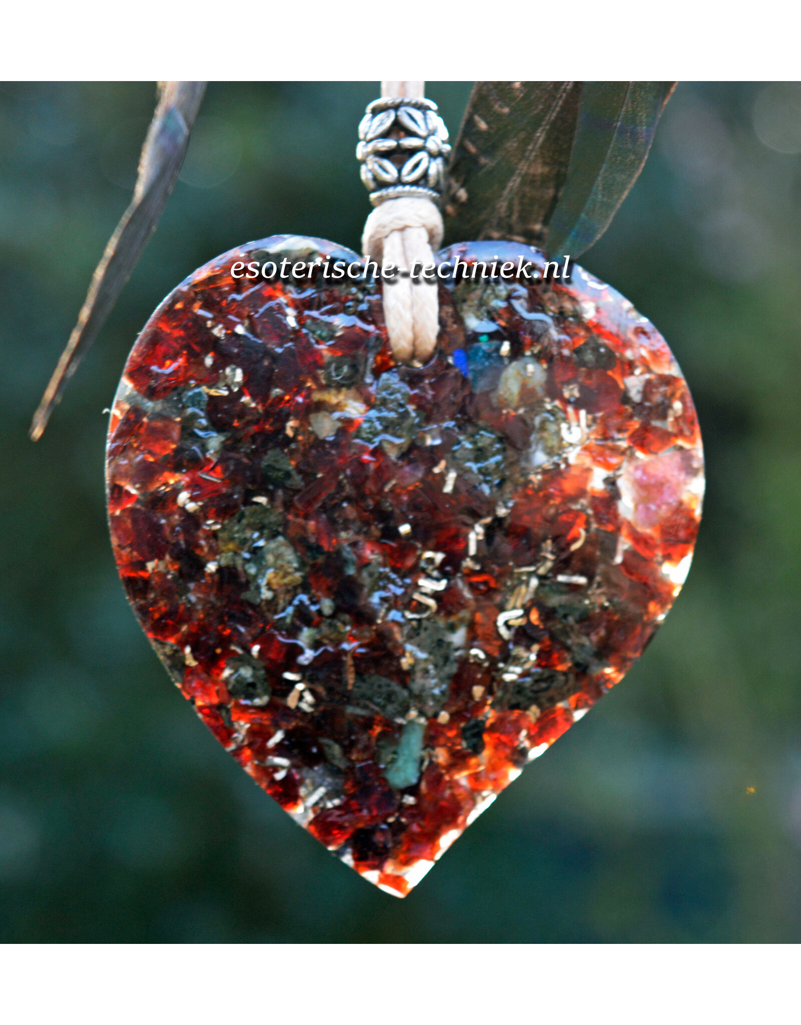 Orgonite Stralingswerende dromenvanger met Preseli Bluestone / Stonehenge steen, Spinel