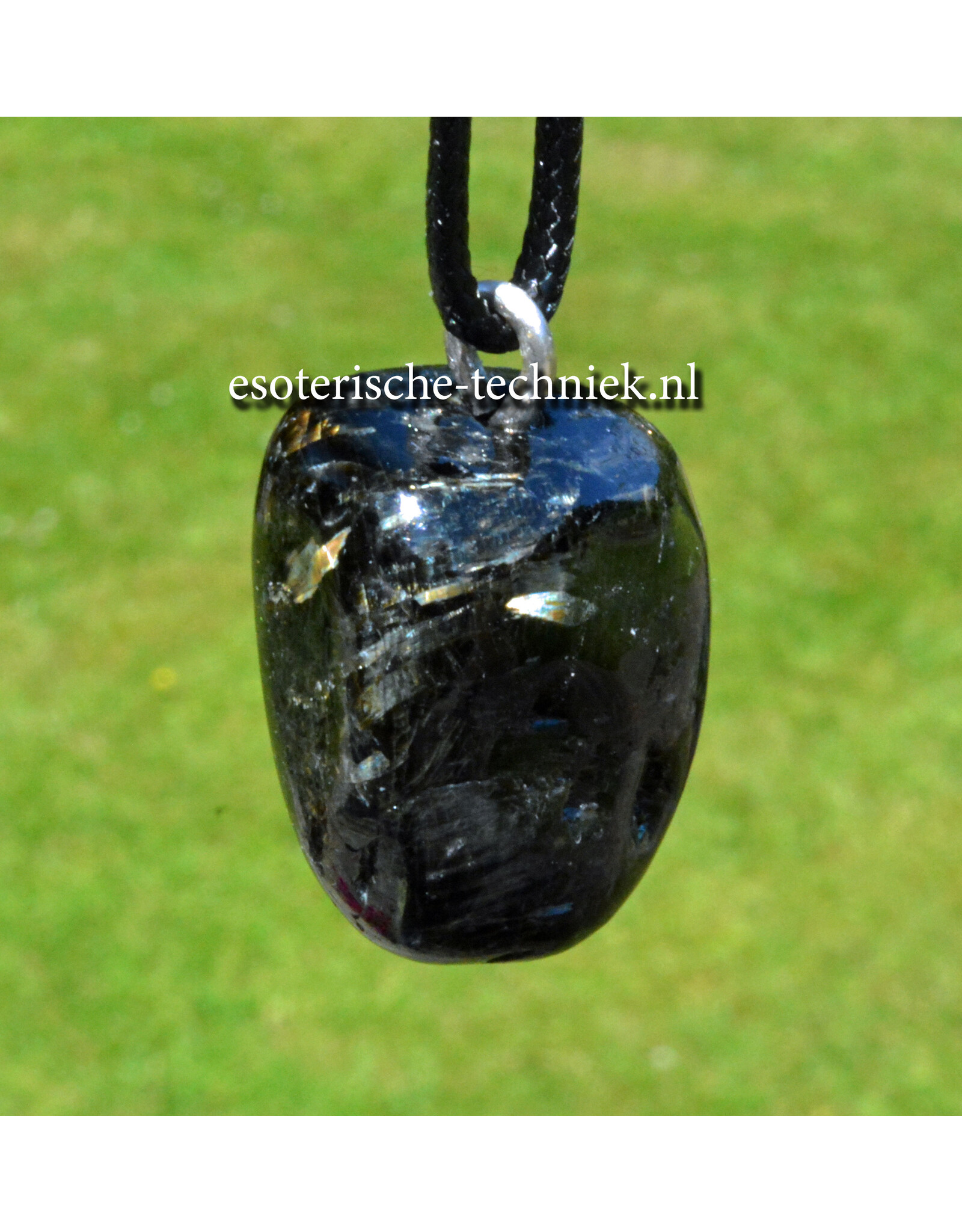 Orgone orgonite hanger Nuummite AA kwaliteit uit Groenland