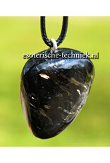 Orgone orgonite hanger Nuummite AA kwaliteit uit Groenland