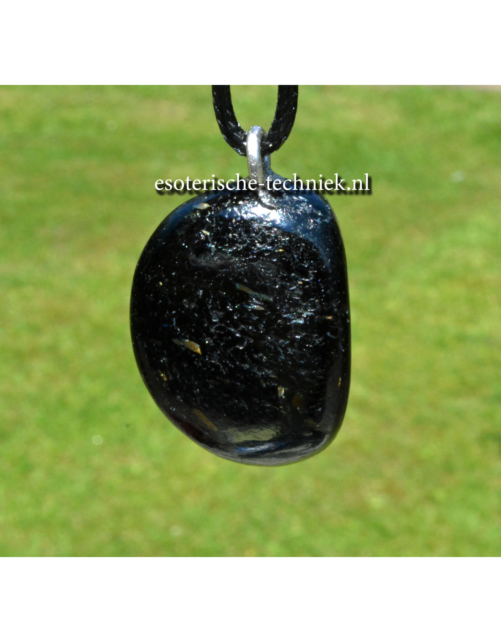 Orgone orgonite hanger Nuummite AA kwaliteit uit Groenland