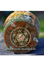 Orgone Chembuster Print Stone (Australië), Orpiment en Shungite