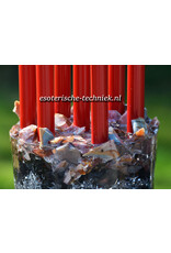 Orgone Chembuster met Polychroom Jaspis, Granaat, Mookaiet en Shungite
