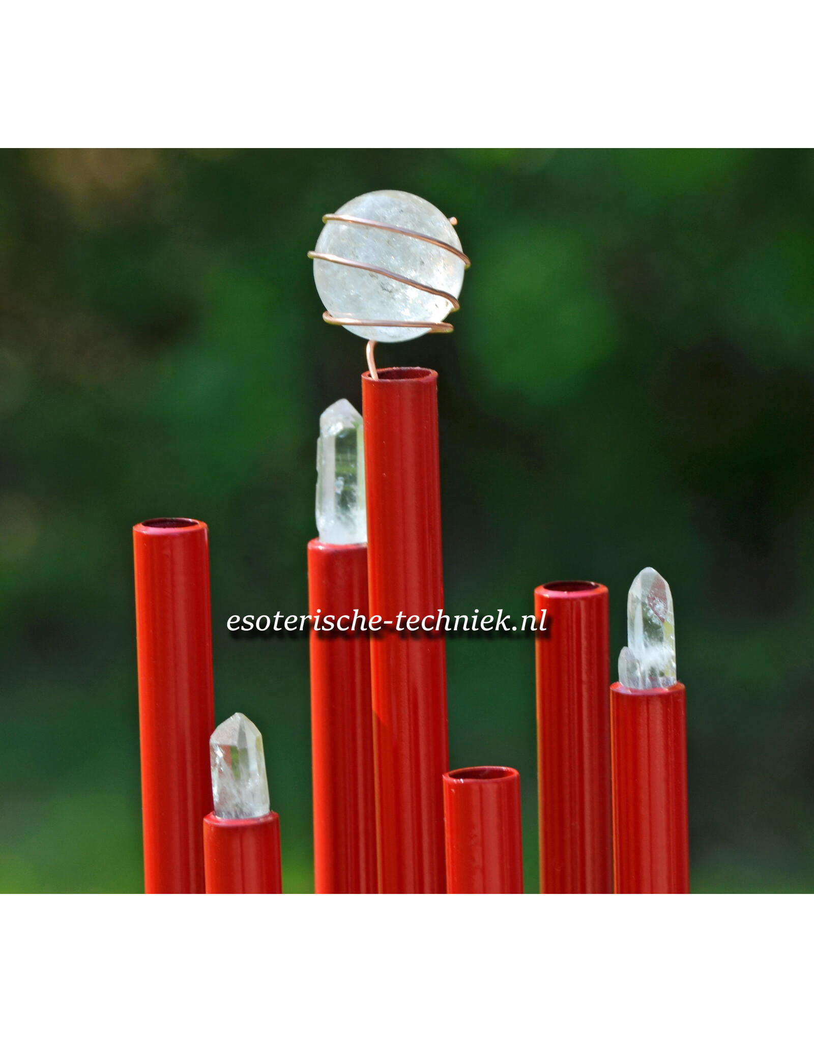 Stralings neutralisator met Polychroom Jaspis, Granaat, Mookaiet en Shungite