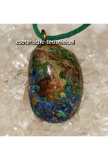 Orgone Orgonite edelsteen hanger Azuriet Malachiet