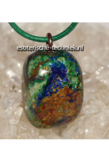 Orgone Orgonite edelsteen hanger Azuriet Malachiet