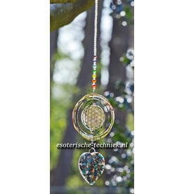 Orgonite raamhanger Chrysocolla