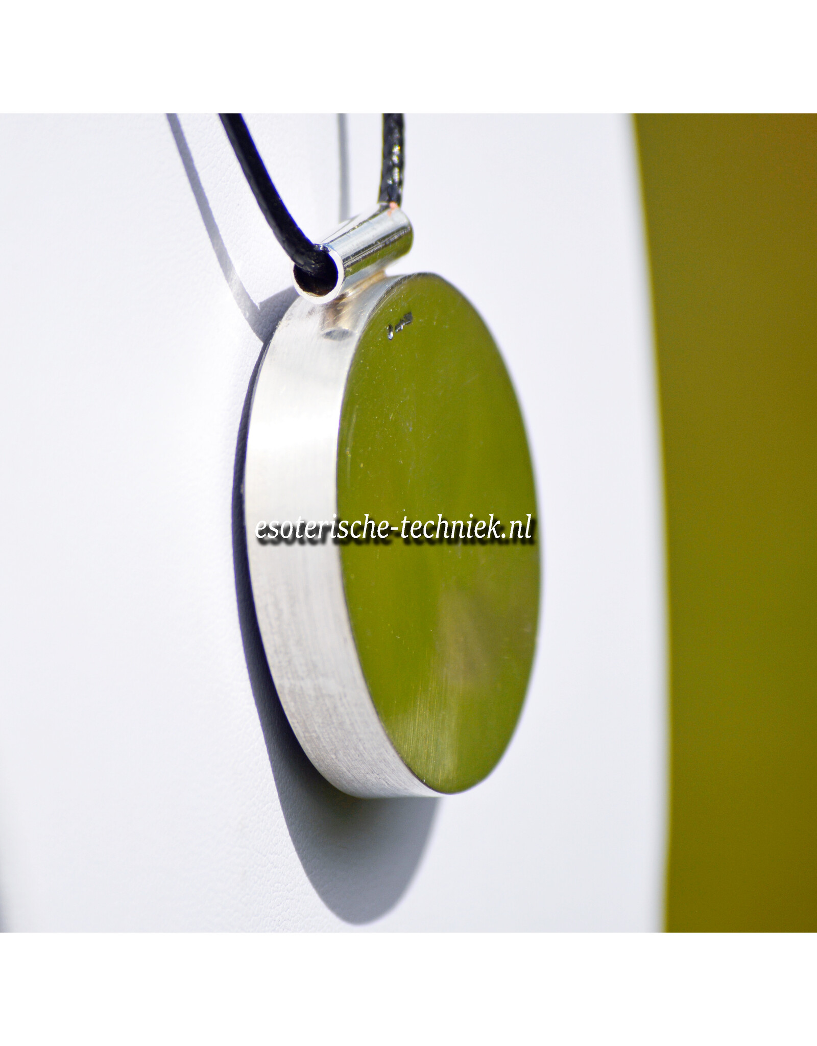 Amulet Sieraad van Sterling Zilver 925 met Preseli Bluestone (Stonehenge Steen), Pyriet en Shungite, Uniek Spiritueel Beschermingshanger