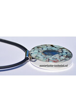 Orgone Orgonite sieraad Sterling Zilver 925 hanger Labradoriet en Larimar