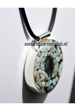 Orgone Orgonite Pendant Sterling Silver 925 | Labradorite & Larimar