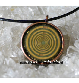 Orgone orgonite 24k vergulde MWO hanger