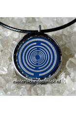 Orgone orgonite 24k vergulde MWO hanger met diverse kristallen en mineralen