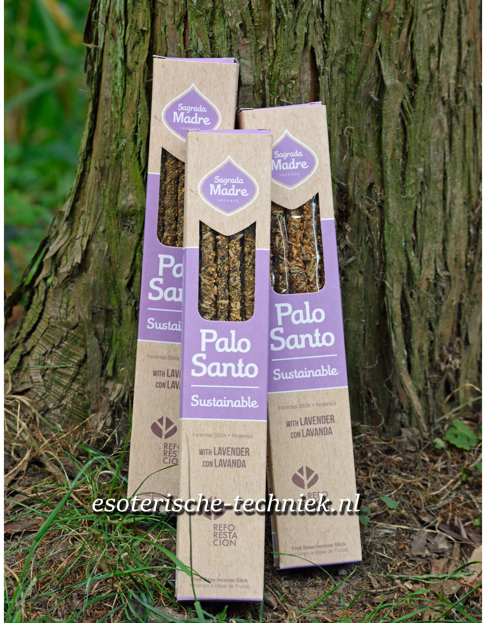 Wierook Sagrada Madre Palo Santo met lavendel
