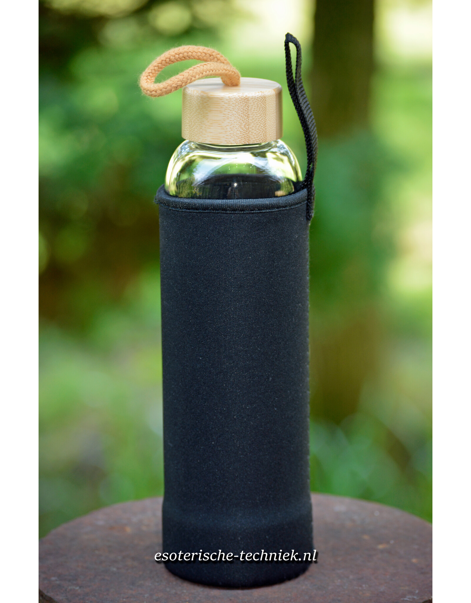 Waterfles met Edelstenen Gouden Driehoek