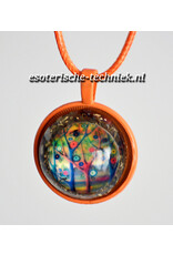 Orgonite  gekleurde hanger voor kinderen met diverse afbeeldingen