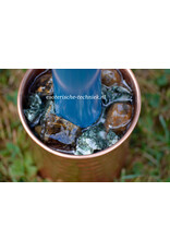 Orgone Chembuster Power Pipe met Preseli Bluestone (Stonehenge steen), Rutielkwarts, Rookkwarts en Shungite.