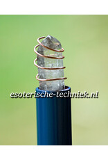 Orgone Chembuster Power Pipe met Preseli Bluestone (Stonehenge steen), Rutielkwarts, Rookkwarts en Shungite.