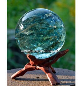 Bol of Sphere man made donker blauw