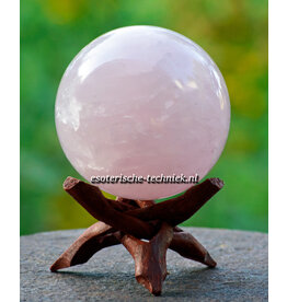 Edelsteen bol sphere Rozenkwarts