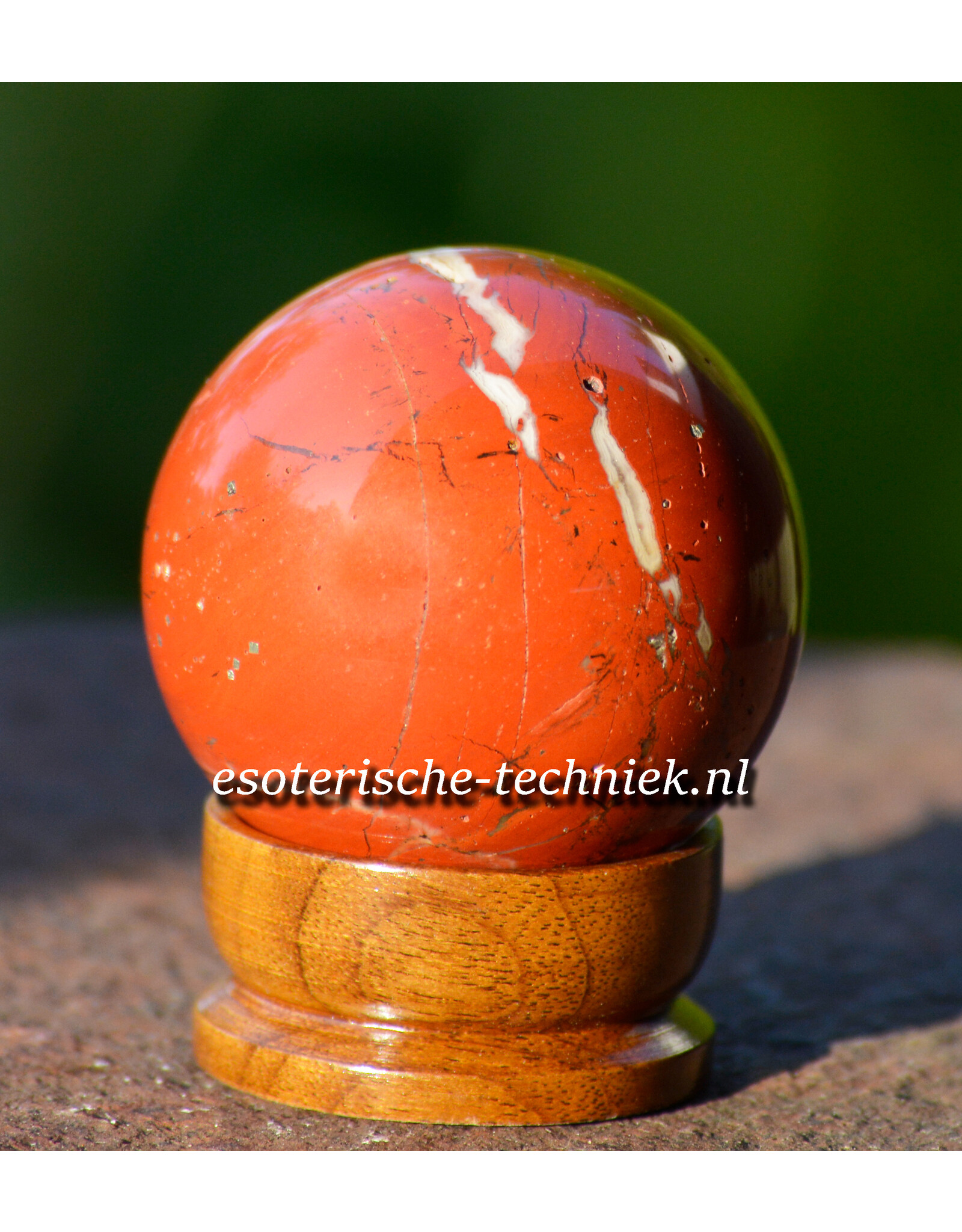 Edelsteen bol sphere Rode Jaspis