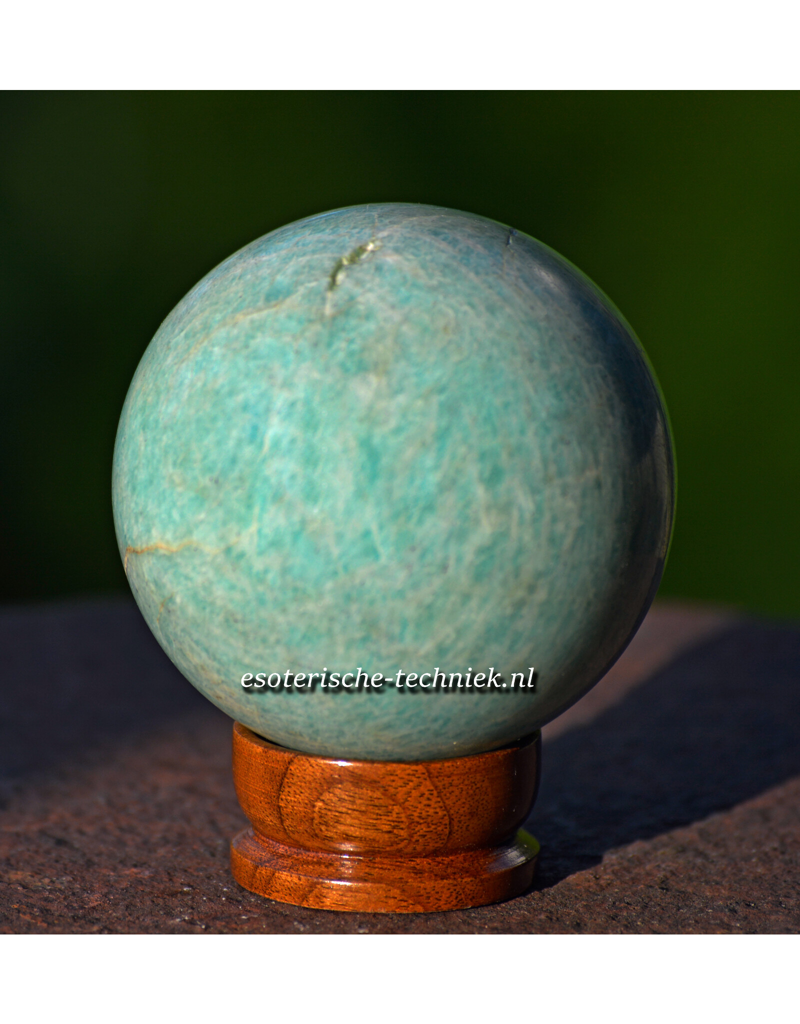 Amazonite Gemstone Sphere | Natural Crystal Energy Sphere for Balance, Harmony, Heart Healing & Spiritual Growth
