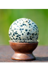 Edelsteen bol sphere Dalmatiër Jaspis