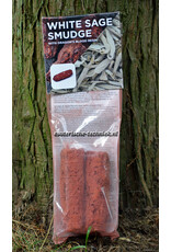 Witte Salie smudge met Dragon's Blood hars