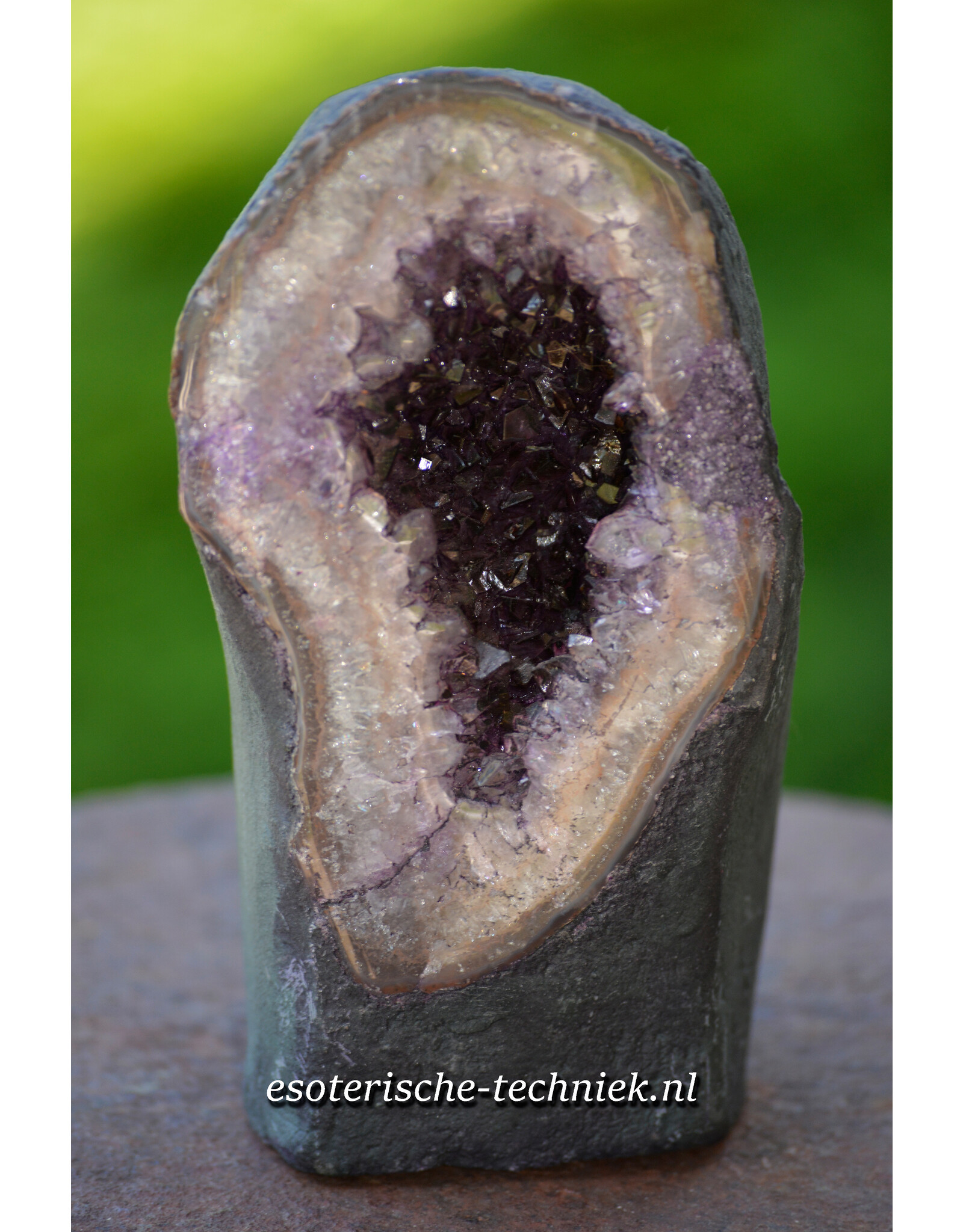 Aura Amethist Geode klein