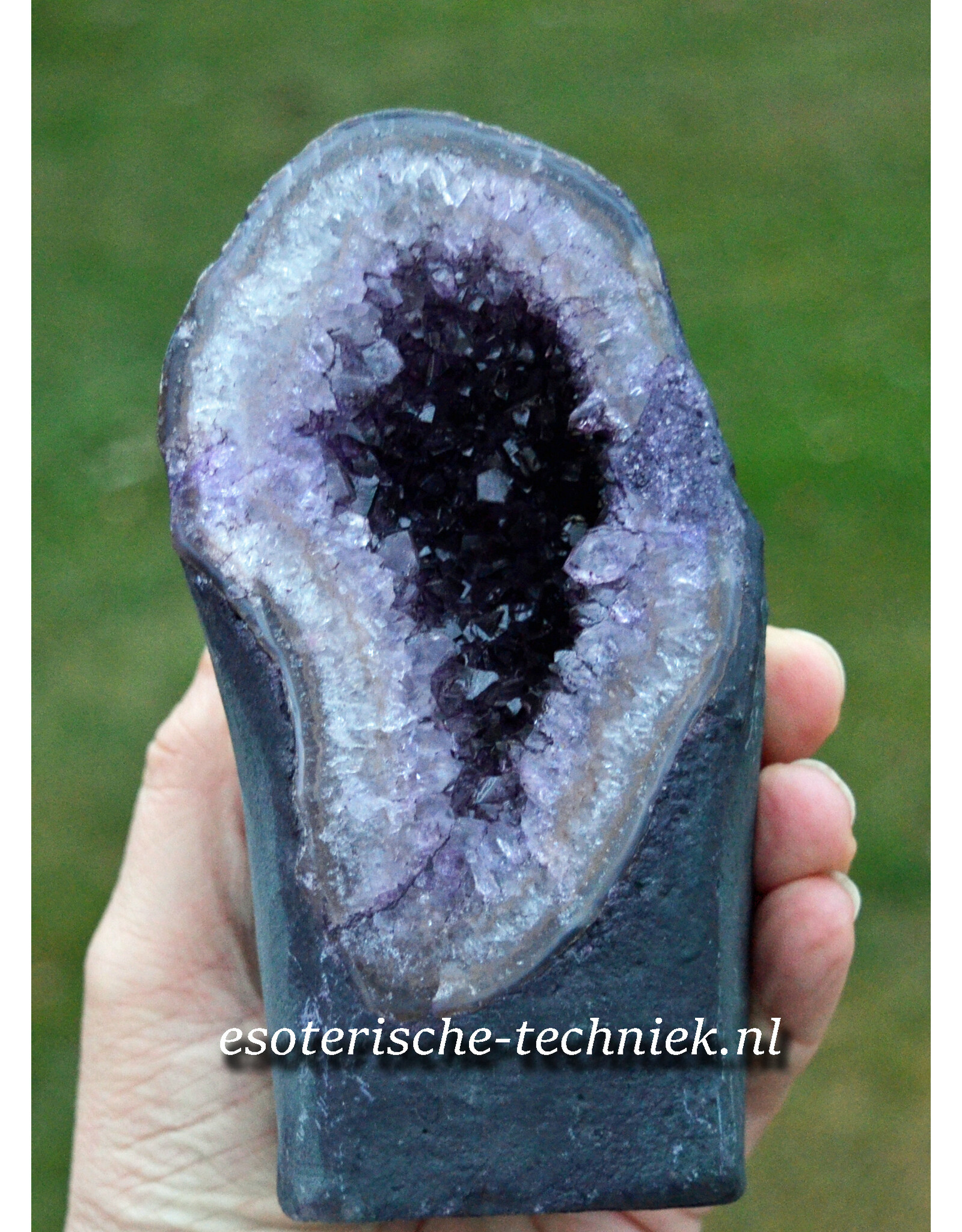 Aura Amethist Geode klein