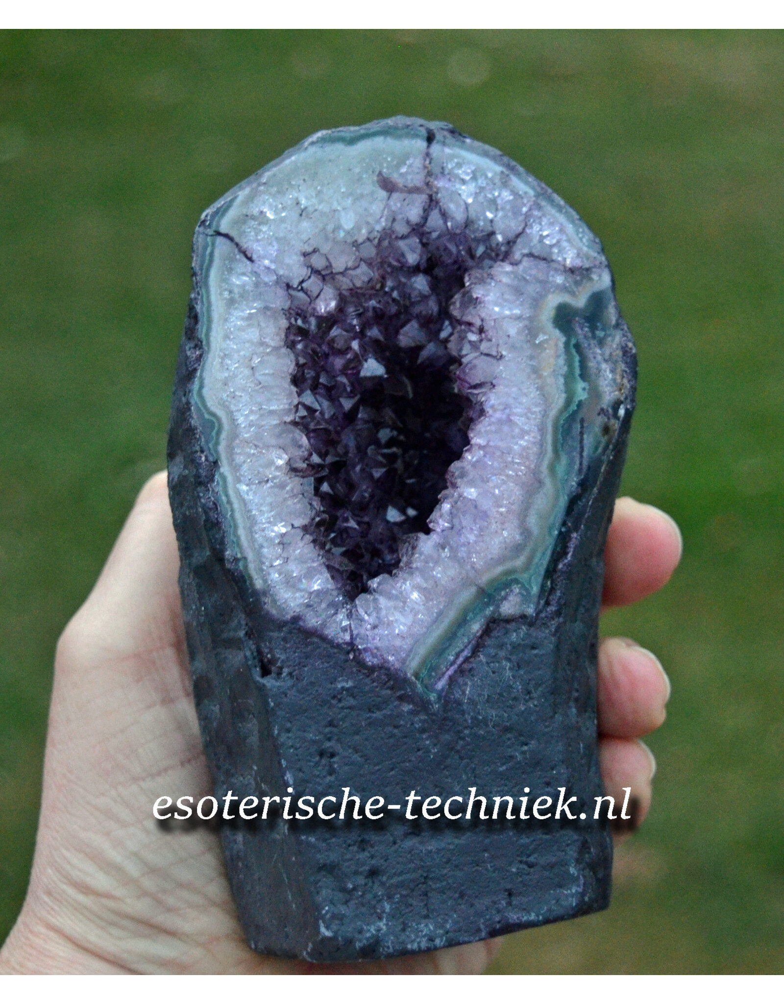 Aura Amethist Geode klein