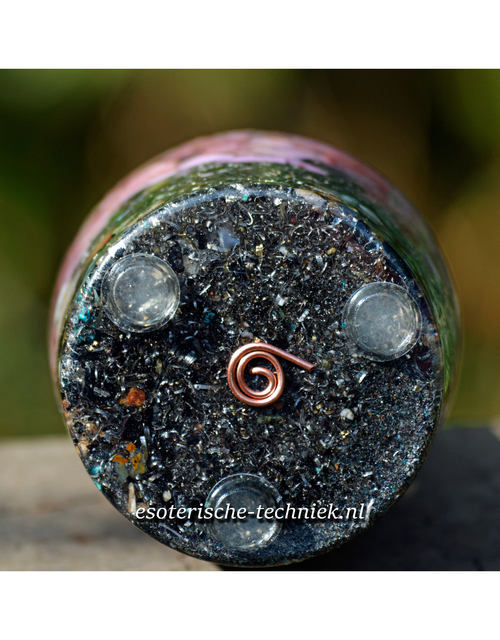 Orgonite Chembuster | Phosphosiderite, Shungite & Thulite