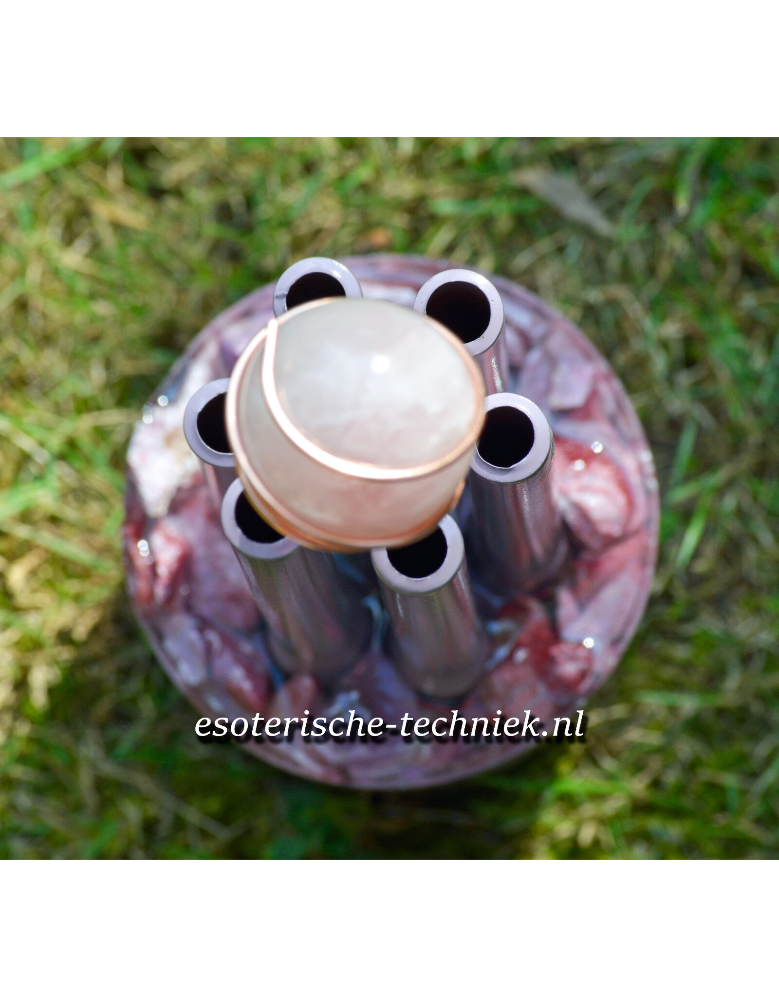 Orgonite Chembuster | Phosphosiderite, Shungite & Thulite