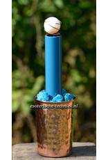 Apatite EMF Chembuster Power Pipe with Opalite Sphere & Shungite | Against EMF & 5G
