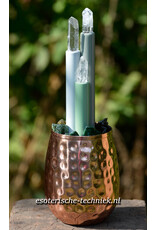 Orgonite Chembuster with Fuchsite, Labradorite & Shungite | Energy Balance & Protection
