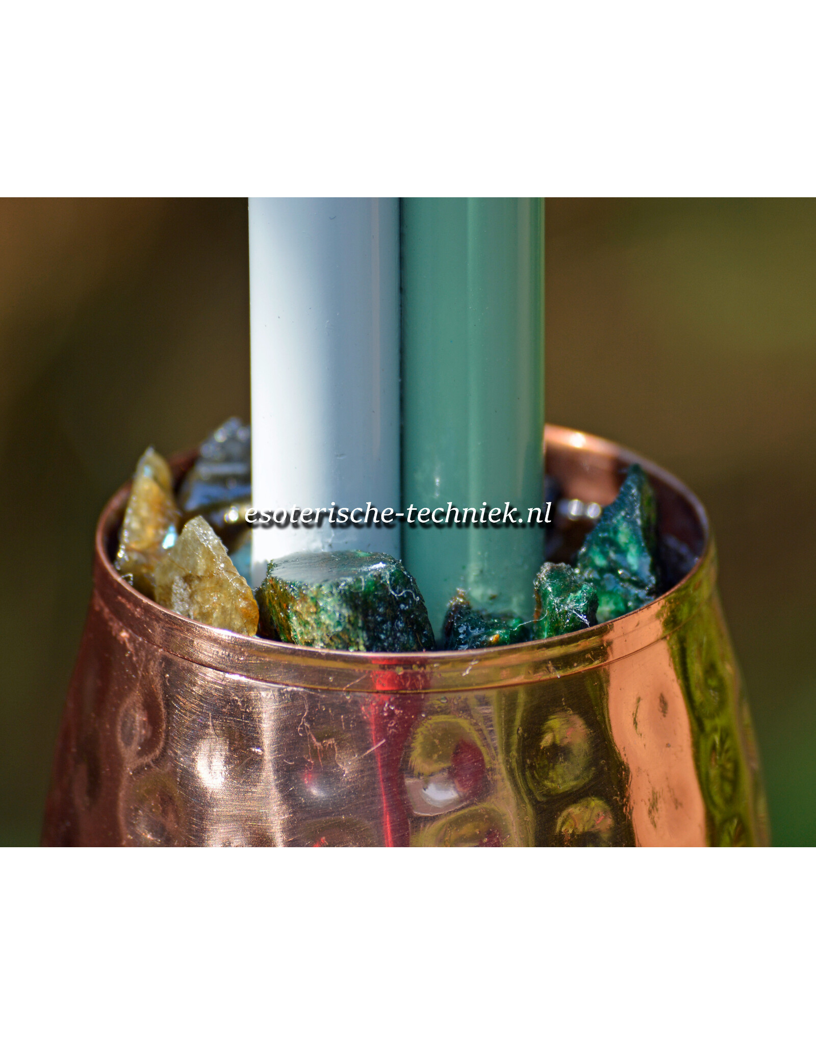 Orgonite Chembuster with Fuchsite, Labradorite & Shungite | Energy Balance & Protection