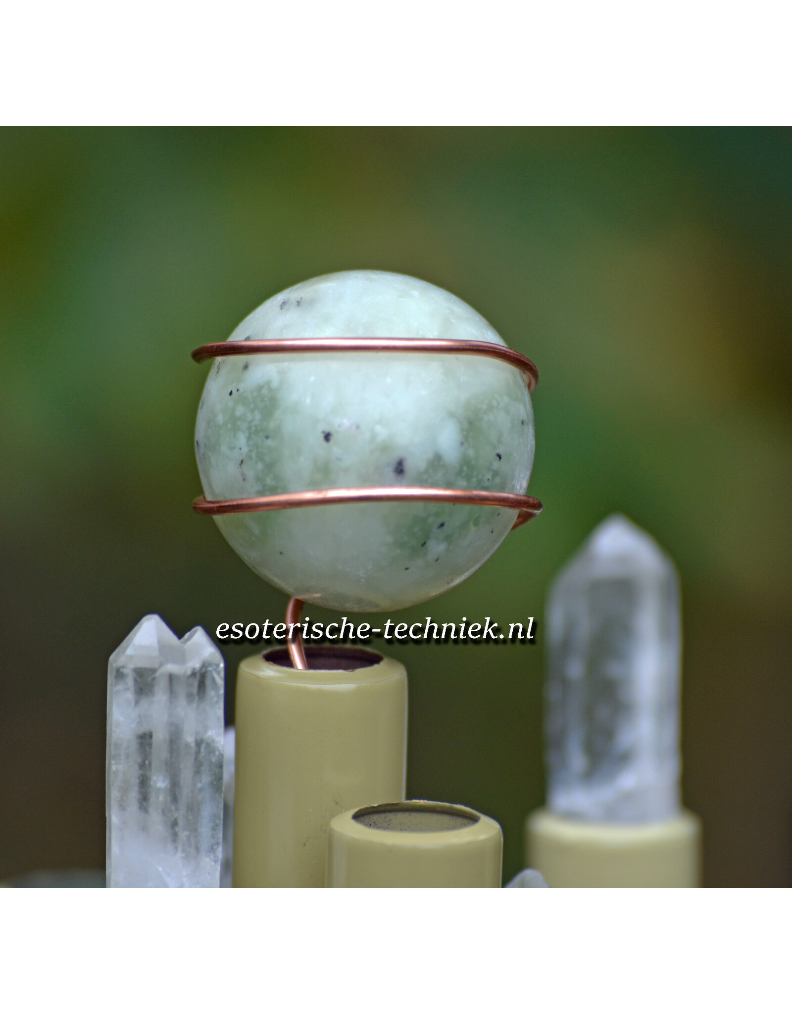 Orgon energie generator met dubbele vortex Viso Calciet, Regenboog Calciet en Shungite