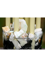 Orgon energie generator met dubbele vortex Viso Calciet, Regenboog Calciet en Shungite