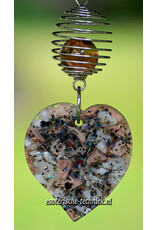 Orgonite Stralingswerende raamhanger Regenboog Maansteen, Roze Maansteen en Shungite