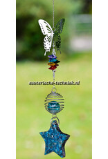 Apatite & Shungite Orgonite Butterfly Window Hanger