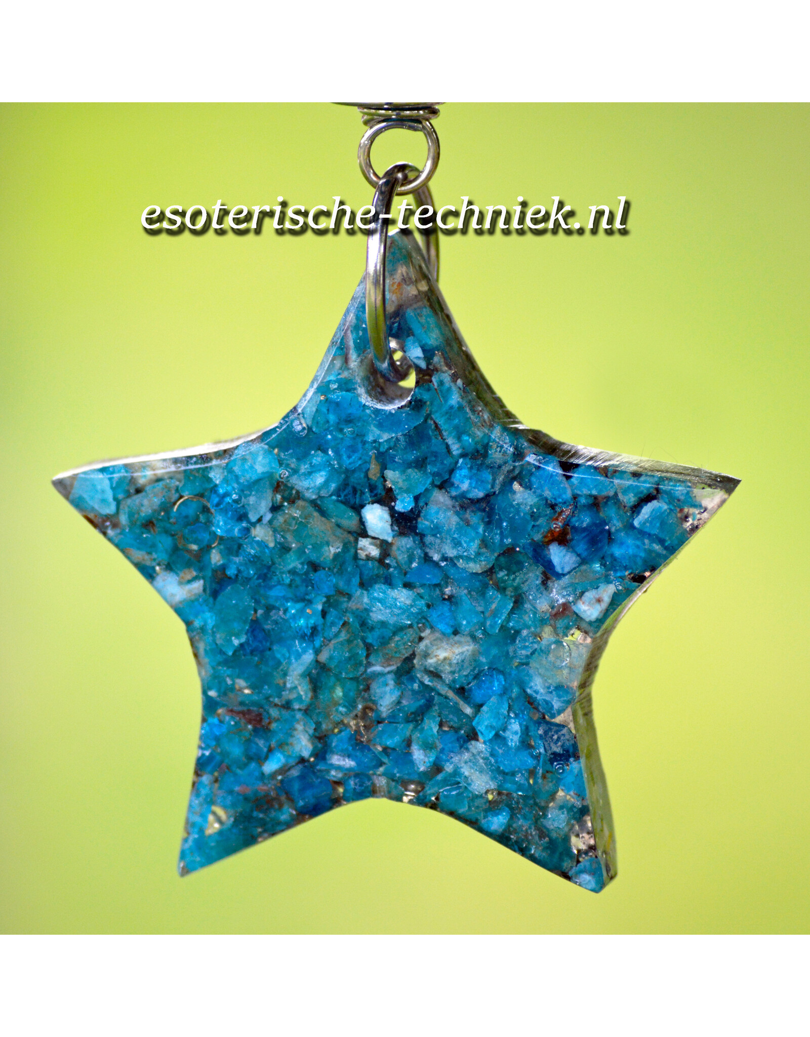Orgonite Stralingswerende raamhanger Apatiet en Shungite